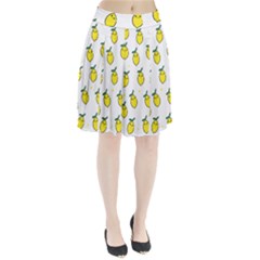 Pattern Lemon Texture Pleated Skirt by artworkshop