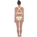 Pattern Lemon Texture Cross Back Hipster Bikini Set View2