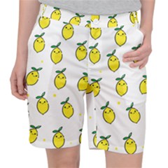 Pattern Lemon Texture Pocket Shorts by artworkshop