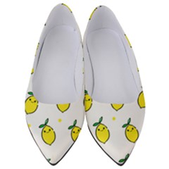 Pattern Lemon Texture Women s Low Heels by artworkshop