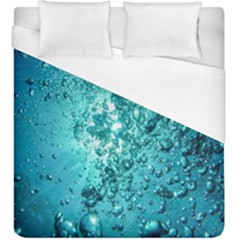 Bubbles Water Bub Duvet Cover (king Size) by artworkshop