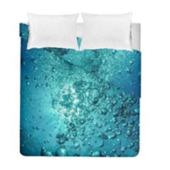 Bubbles Water Bub Duvet Cover Double Side (full/ Double Size) by artworkshop