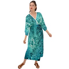 Bubbles Water Bub Grecian Style  Maxi Dress by artworkshop