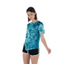 Bubbles Water Bub Asymmetrical Short Sleeve Sports Tee View2