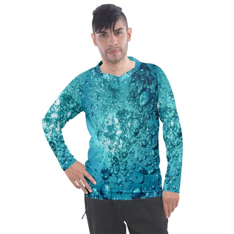 Bubbles Water Bub Men s Pique Long Sleeve Tee by artworkshop