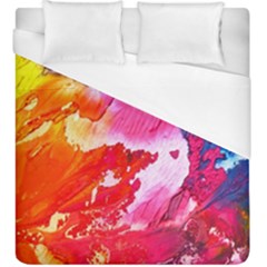 Colorful Painting Duvet Cover (king Size) by artworkshop