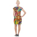 Mandalas Colorful Abstract Ornamental Cap Sleeve Bodycon Dress View2