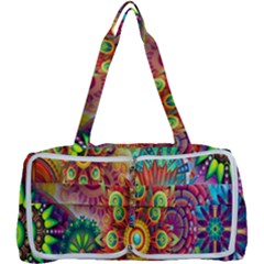 Mandalas Colorful Abstract Ornamental Multi Function Bag by artworkshop