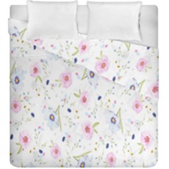 Pattern Flowers Duvet Cover Double Side (king Size) by artworkshop