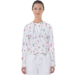 Pattern Flowers Women s Slouchy Sweat by artworkshop