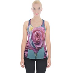 Rose Flower Love Romance Beautiful Piece Up Tank Top by artworkshop