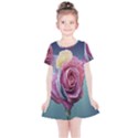 Rose Flower Love Romance Beautiful Kids  Simple Cotton Dress View1