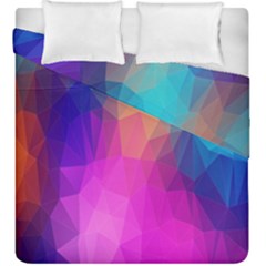 Triangles Polygon Color Duvet Cover Double Side (king Size) by artworkshop