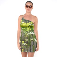Bitter Melon One Soulder Bodycon Dress by artworkshop