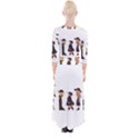 American Horror Story Cartoon Quarter Sleeve Wrap Maxi Dress View2