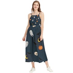 Halloween Boho Sleeveless Summer Dress by nate14shop