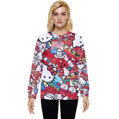 Hello-kitty Hidden Pocket Sweatshirt by nate14shop