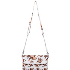 Monkey-seamless-pattern Mini Crossbody Handbag by Jancukart