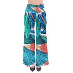 Leaves Tropical Exotic So Vintage Palazzo Pants by artworkshop