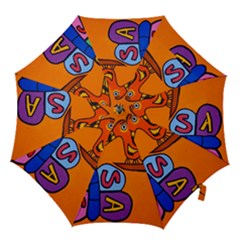 Graffiti 1 Hook Handle Umbrellas (medium) by nate14shop