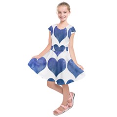 Valentin Heart  Love Kids  Short Sleeve Dress by artworkshop