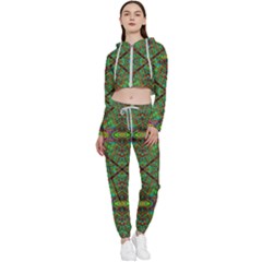 Stringy Time Cropped Zip Up Lounge Set by Thespacecampers