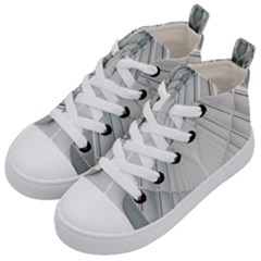 Architecture Building Kids  Mid-top Canvas Sneakers by artworkshop