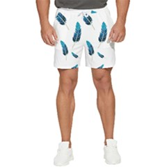 Feather Bird Men s Runner Shorts by artworkshop