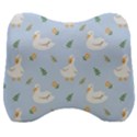 Duck-flower-seamless-pattern-background Velour Head Support Cushion View1