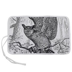 Owl-animals-wild-jungle-nature Pen Storage Case (s) by Jancukart