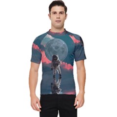 Astronaut-moon-space-nasa-planet Men s Short Sleeve Rash Guard by Jancukart