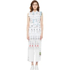 Circuits-electronics-atmel Women s Frill Top Chiffon Jumpsuit by Jancukart