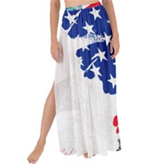 Statue Of Liberty Independence Day Poster Art Maxi Chiffon Tie-up Sarong by Jancukart