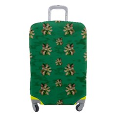 Water Lilies In The Soft Clear Warm Tropical Sea Luggage Cover (small) by pepitasart