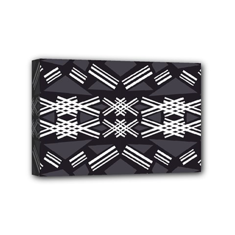 Abstract Pattern Geometric Backgrounds  Mini Canvas 6  X 4  (stretched) by Eskimos