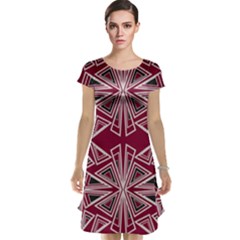 Abstract Pattern Geometric Backgrounds  Cap Sleeve Nightdress by Eskimos