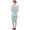 Seamless Foliage Sleeveless Pencil Dress View4