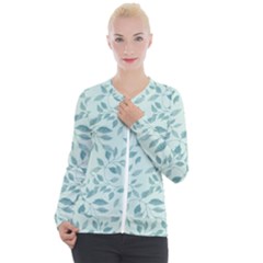 Seamless Foliage Casual Zip Up Jacket by artworkshop