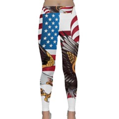 American-eagle- Clip-art Classic Yoga Leggings by Jancukart