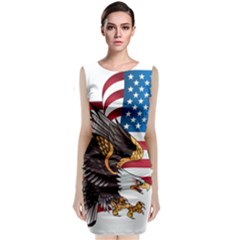 American-eagle- Clip-art Classic Sleeveless Midi Dress by Jancukart