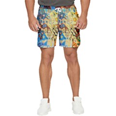 Colorful Structure Men s Runner Shorts by artworkshop