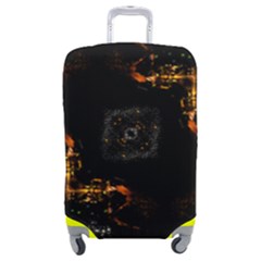 Abstract-animated-ornament-background-fractal-art- Luggage Cover (medium) by Jancukart