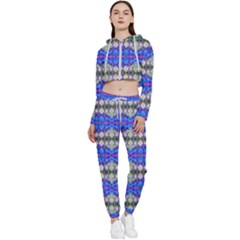 Bluedabadi Cropped Zip Up Lounge Set by Thespacecampers