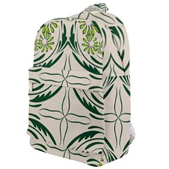 Folk Flowers Print Floral Pattern Ethnic Art Classic Backpack by Eskimos
