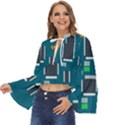 Amphisbaena Two Platform Dtn Node Vector File Boho Long Bell Sleeve Top View2