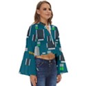 Amphisbaena Two Platform Dtn Node Vector File Boho Long Bell Sleeve Top View3