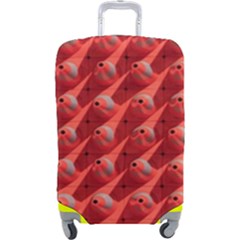 Sculpture-art-traffic-cones-plastic Luggage Cover (large) by Jancukart