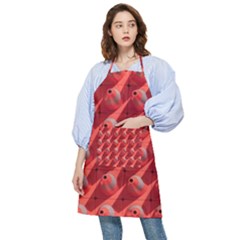 Sculpture-art-traffic-cones-plastic Pocket Apron by Jancukart