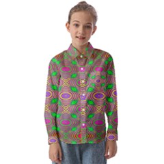 Rippled Magic Kids  Long Sleeve Shirt by Thespacecampers