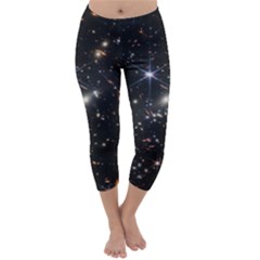 James Webb Space Telescope Deep Field Capri Winter Leggings  by PodArtist